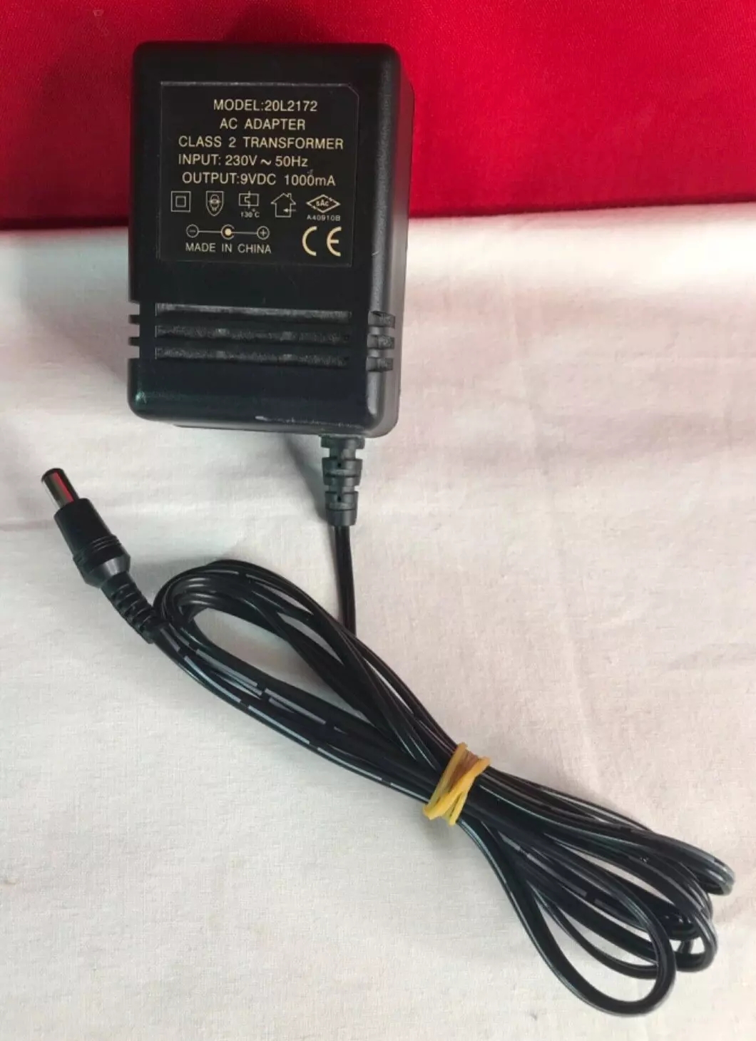 *Brand NEW*CLASS 2 TRANSFOMER OUTPUT: 9VDC 1000mA AC ADAPTER MODEL: 20L2172 GOOD CONDITION Power Supply